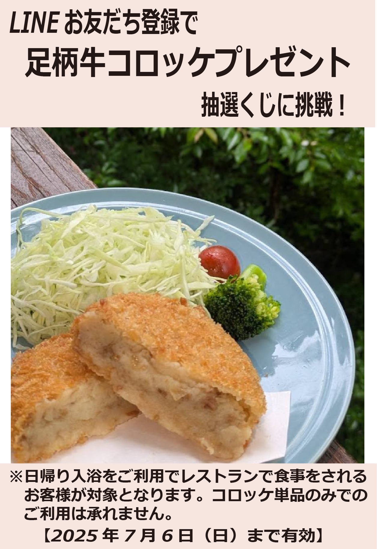 7/5(土)~6(日)限定「LINEお友だち登録キャンペーン」